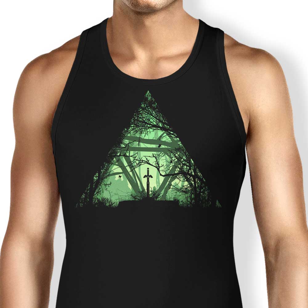 Tree Force Men's Athletic Tank Top by Donnie Illustrations