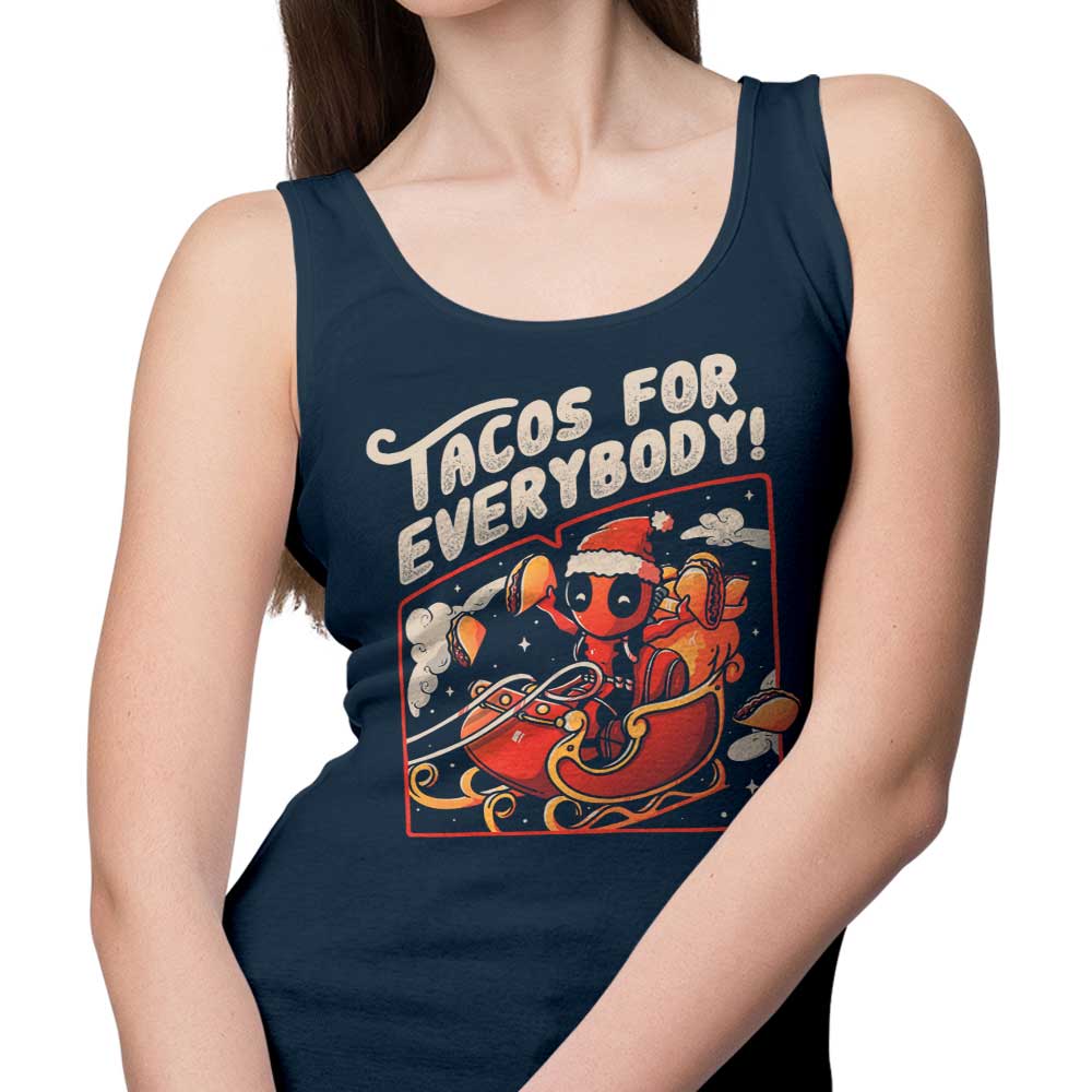 Everybody's Favorite Tacos Themed Unisex and Women's Tank Tops
