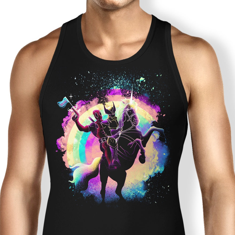 Unicorn Spirit Tank Top - Soulful Design by Donnie Illustrations