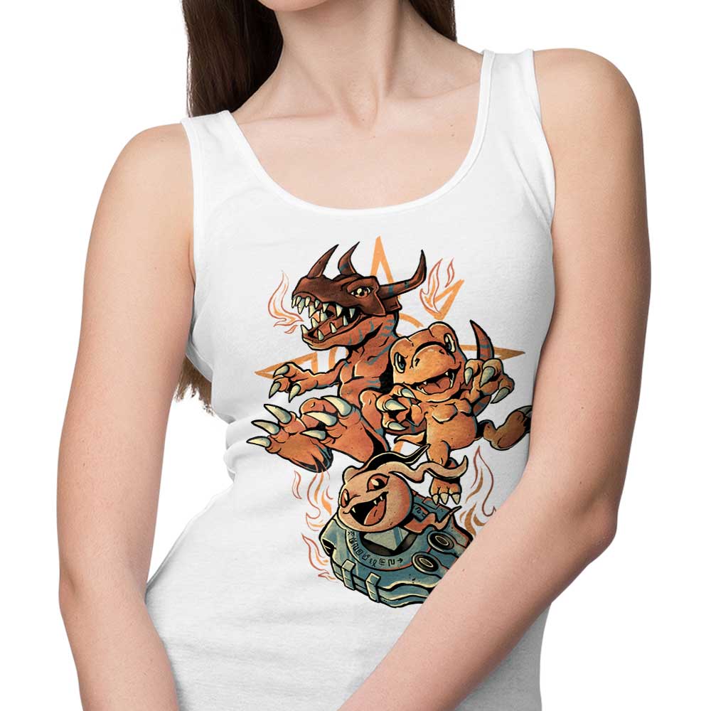 Edu.ely's Digital Dino Evolution Stylish Tank Top