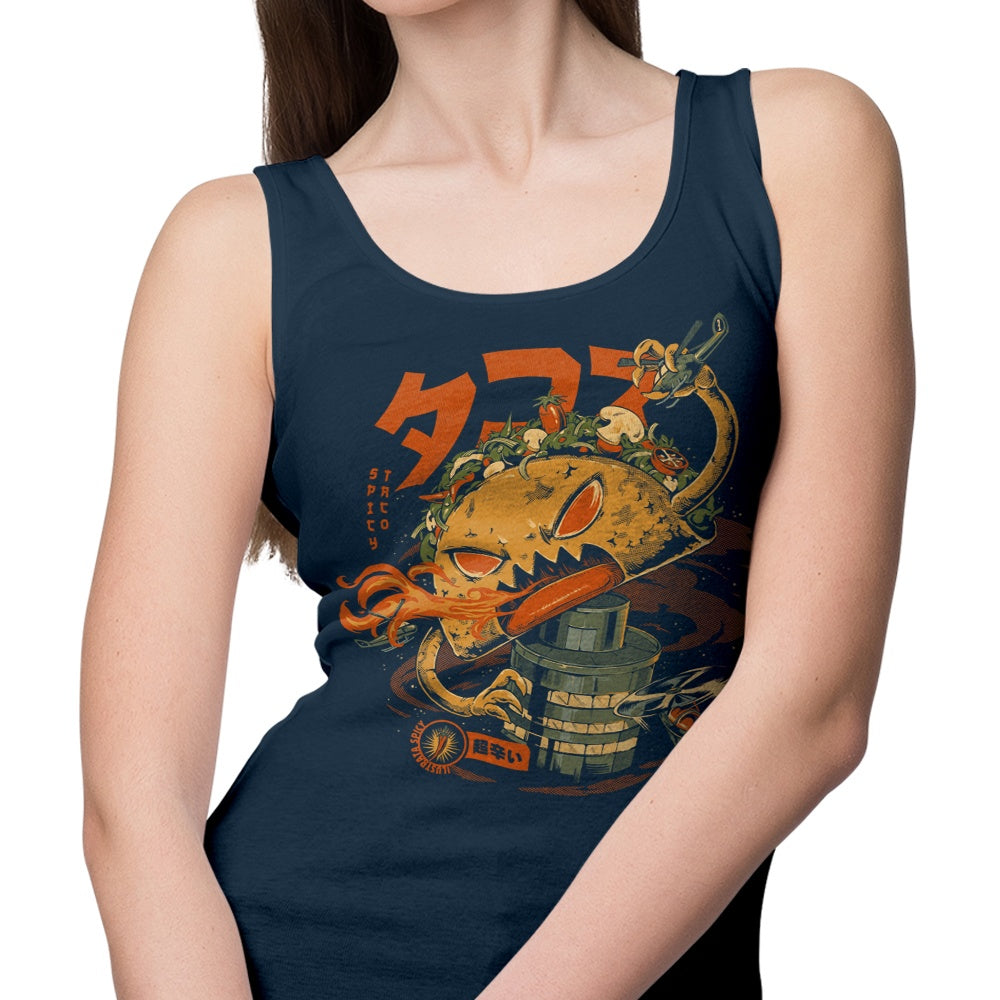 Spicy Taco Kaiju Stylish Men's Tank Top