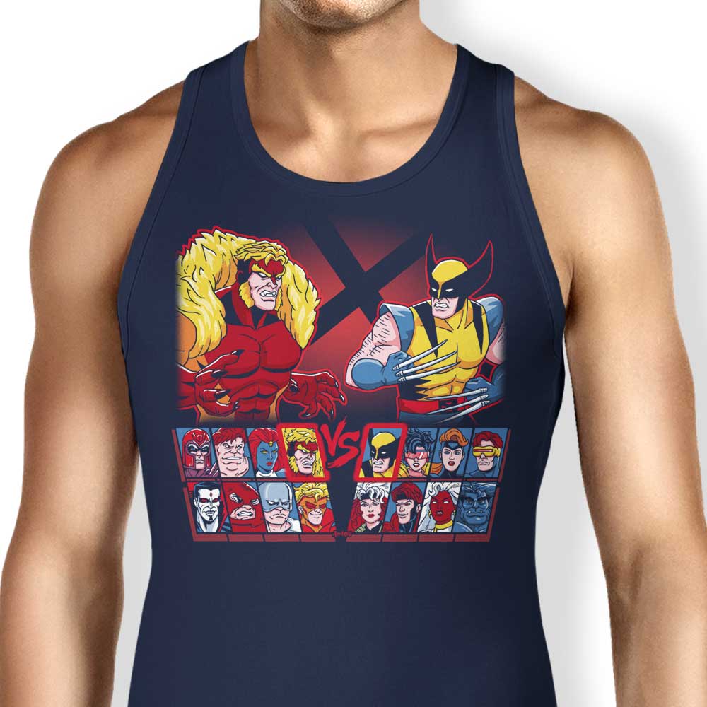 Mutant Fighter Men's Tank Top for Athletic Enthusiasts