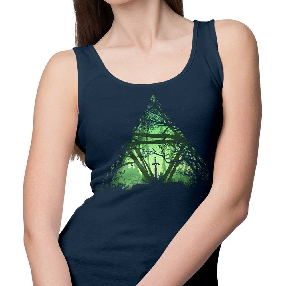 Tree Force Men's Athletic Tank Top by Donnie Illustrations