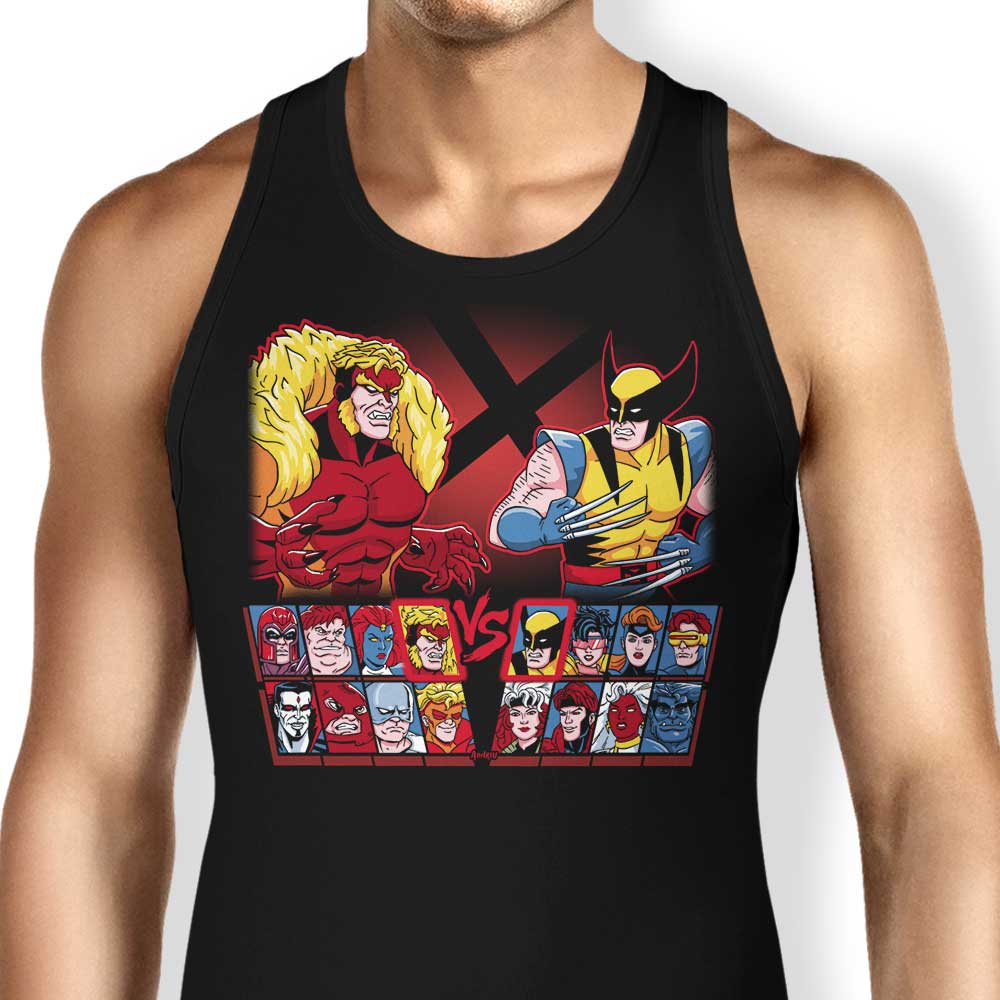 Mutant Fighter Men's Tank Top for Athletic Enthusiasts
