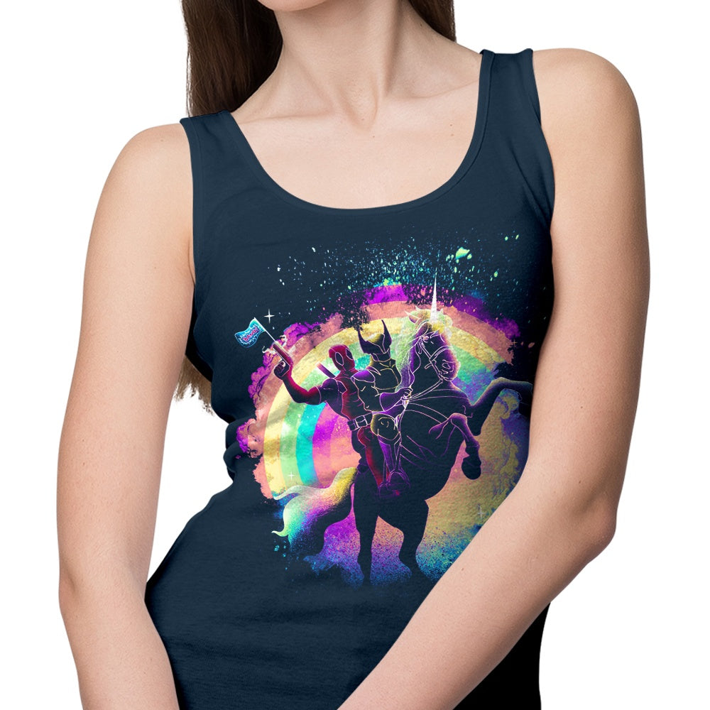 Unicorn Spirit Tank Top - Soulful Design by Donnie Illustrations