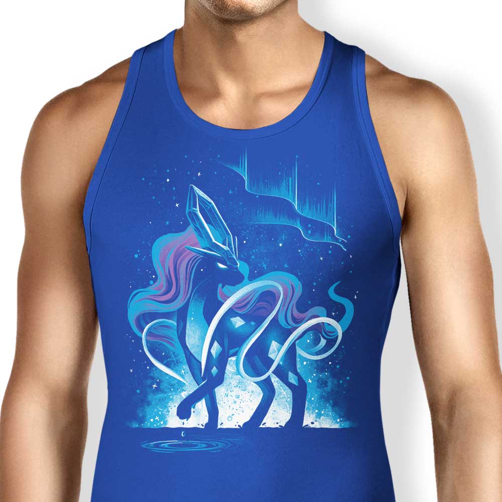 Pure Crystal Themed Beast Design Tank Top for Fashion Lovers