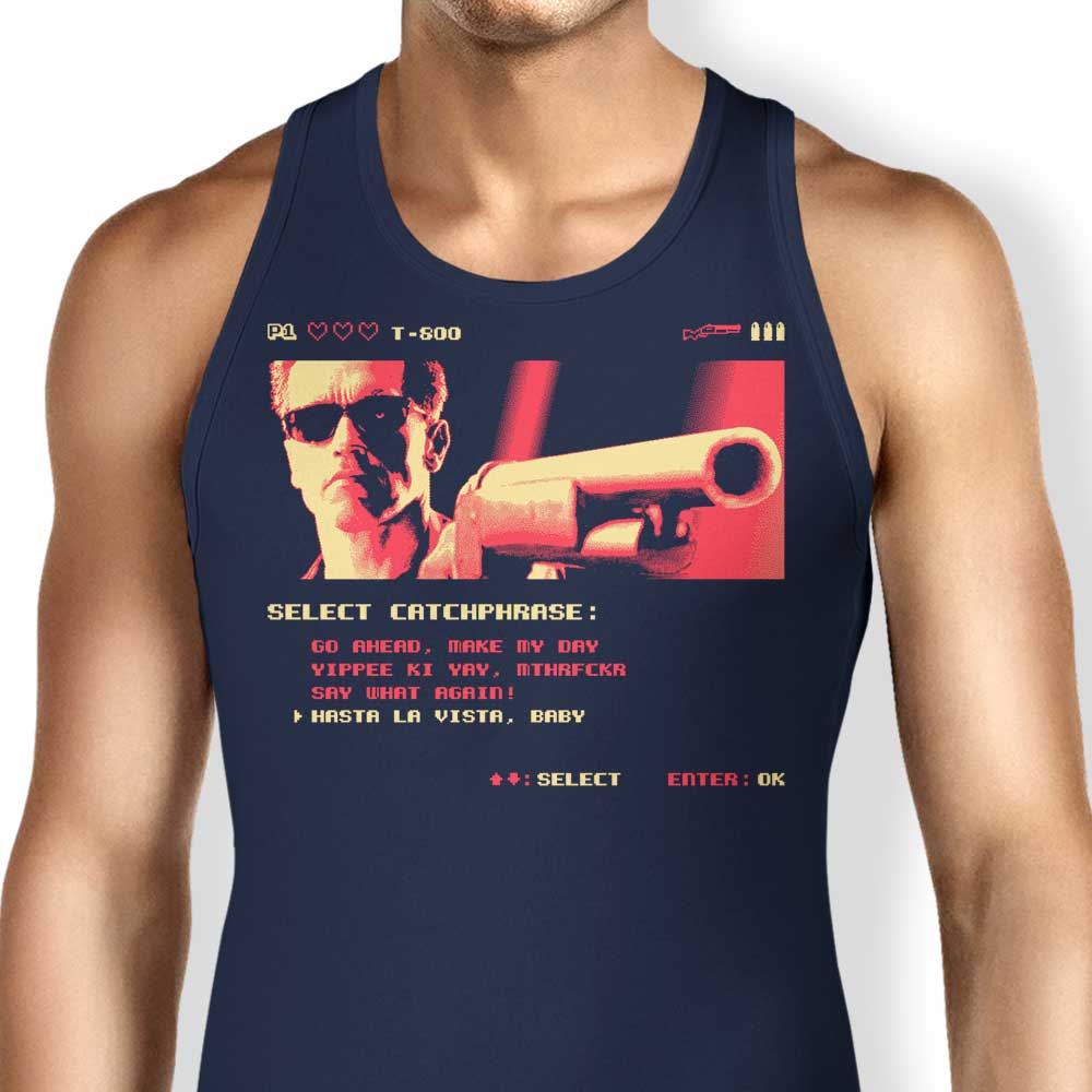 Hasta La Vista Comfortable Cotton Tank Top for Men and Women