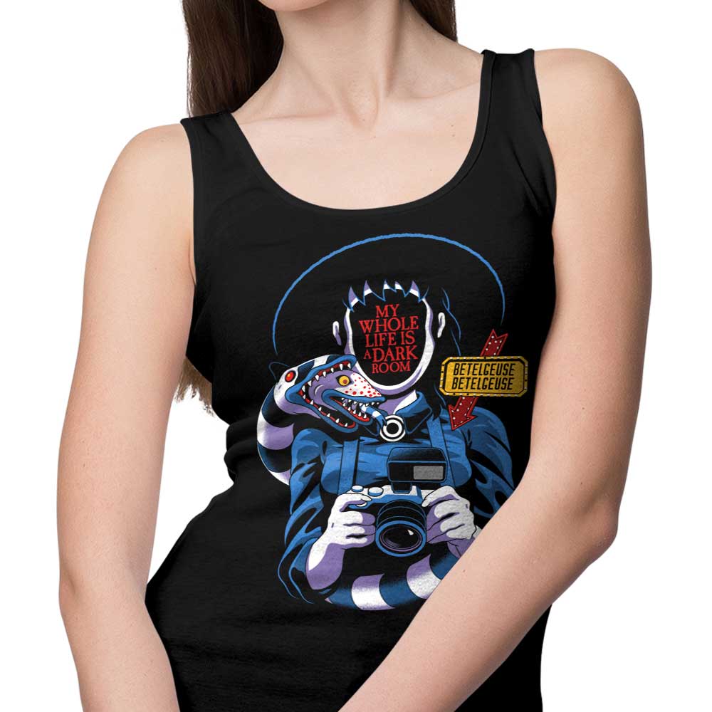 Jorge Tirado's 'Life is a Dark Room' Stylish Tank Top for Men and Women