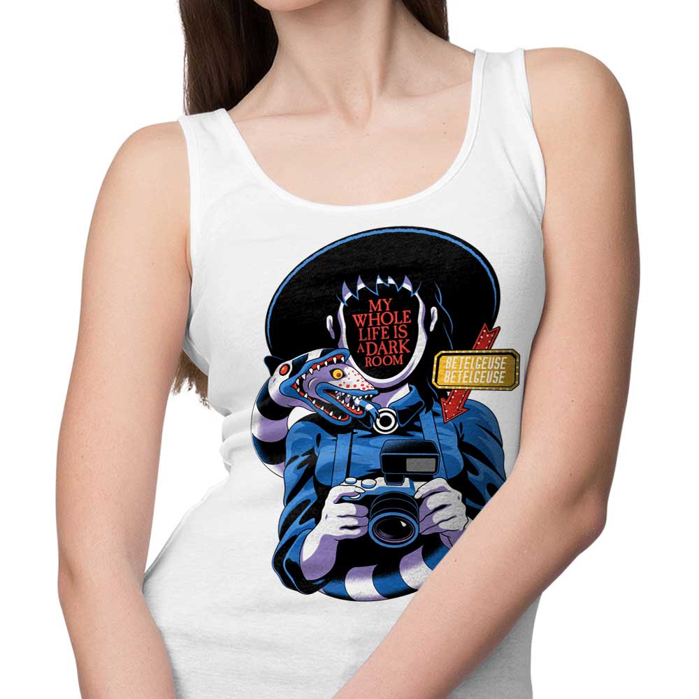 Jorge Tirado's 'Life is a Dark Room' Stylish Tank Top for Men and Women