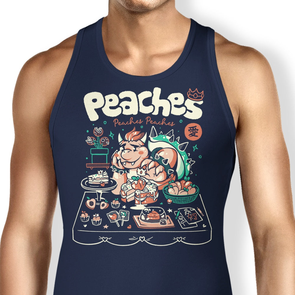 Elegant Peach-themed Picnic Tank Top by Edu.ely