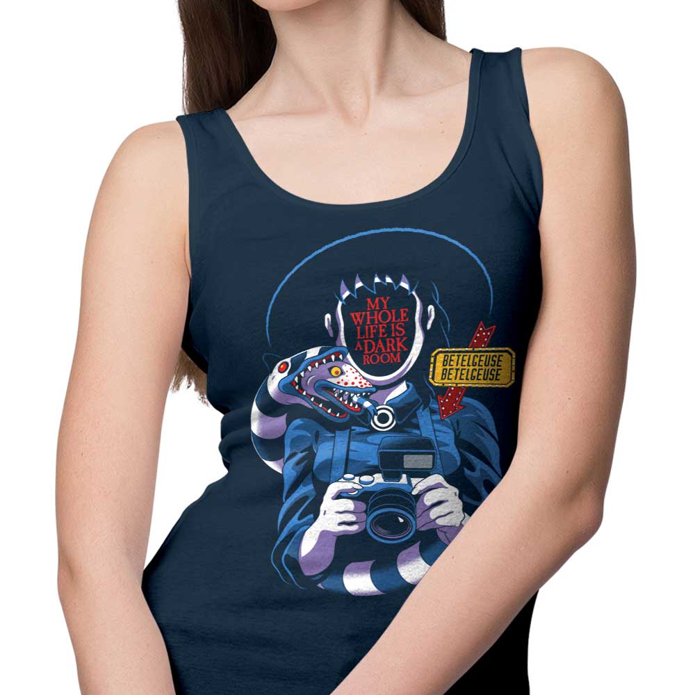 Jorge Tirado's 'Life is a Dark Room' Stylish Tank Top for Men and Women