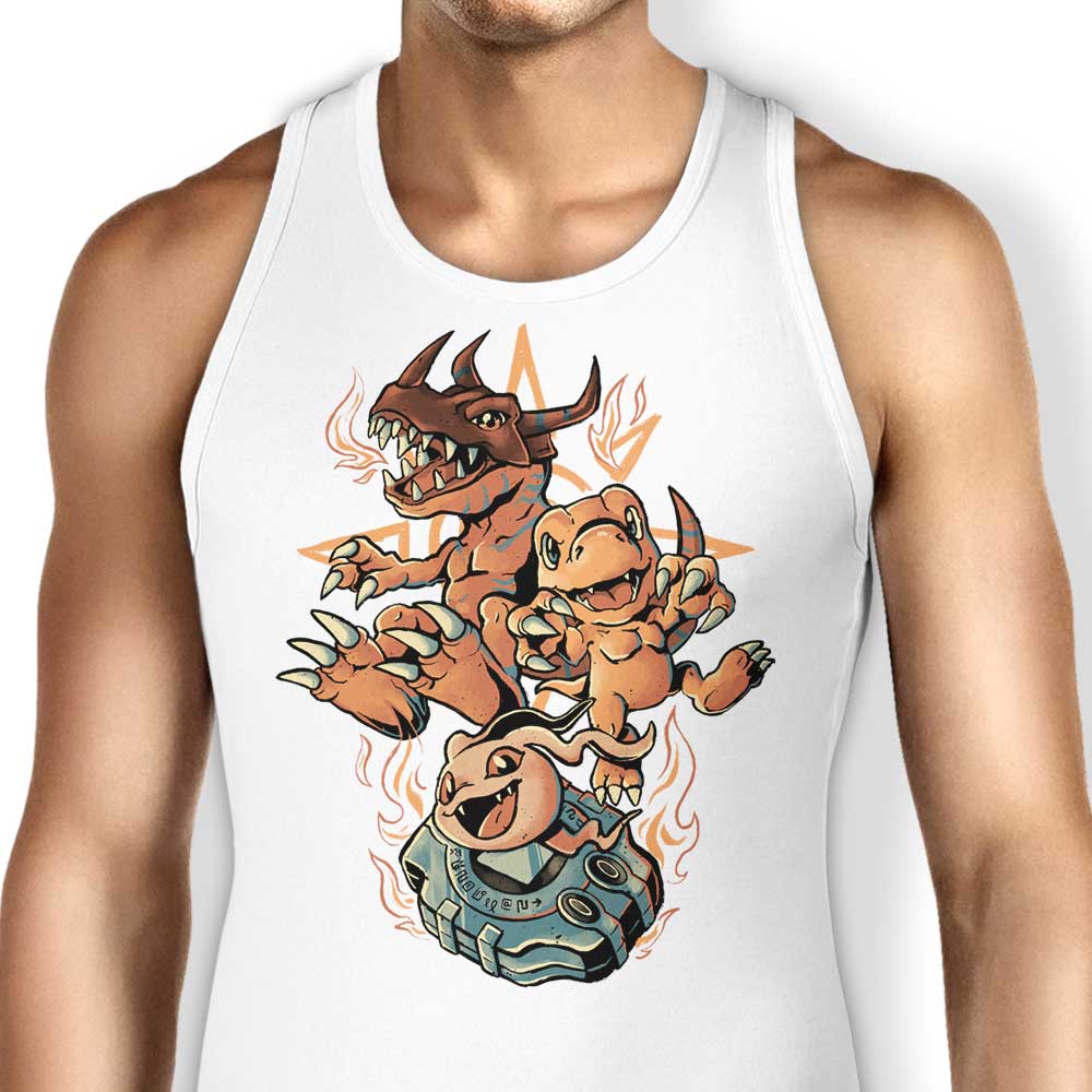 Edu.ely's Digital Dino Evolution Stylish Tank Top