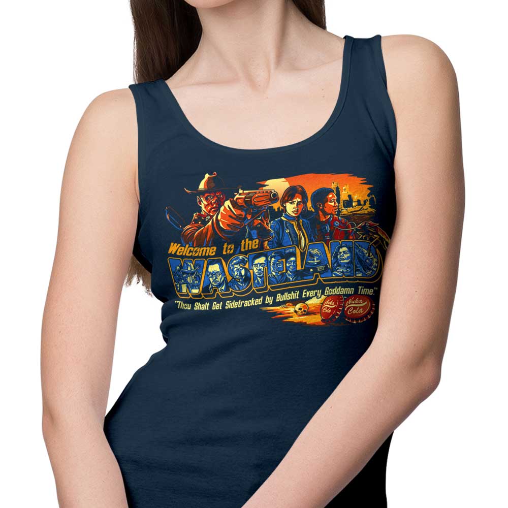 Welcome to the Post - Apocalyptic Wasteland Men's Tank Top