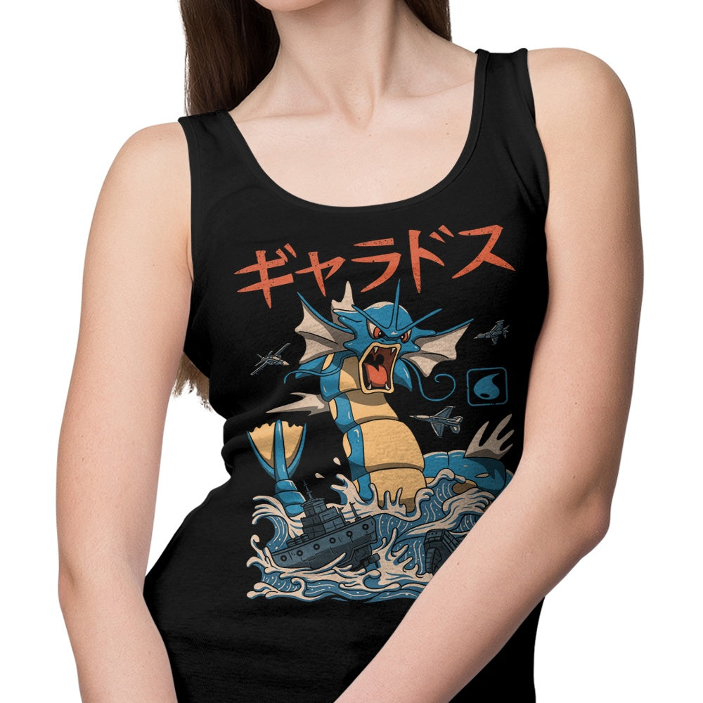 XENOS Water Flying Kaiju-themed Tank Top for Fashion Enthusiasts