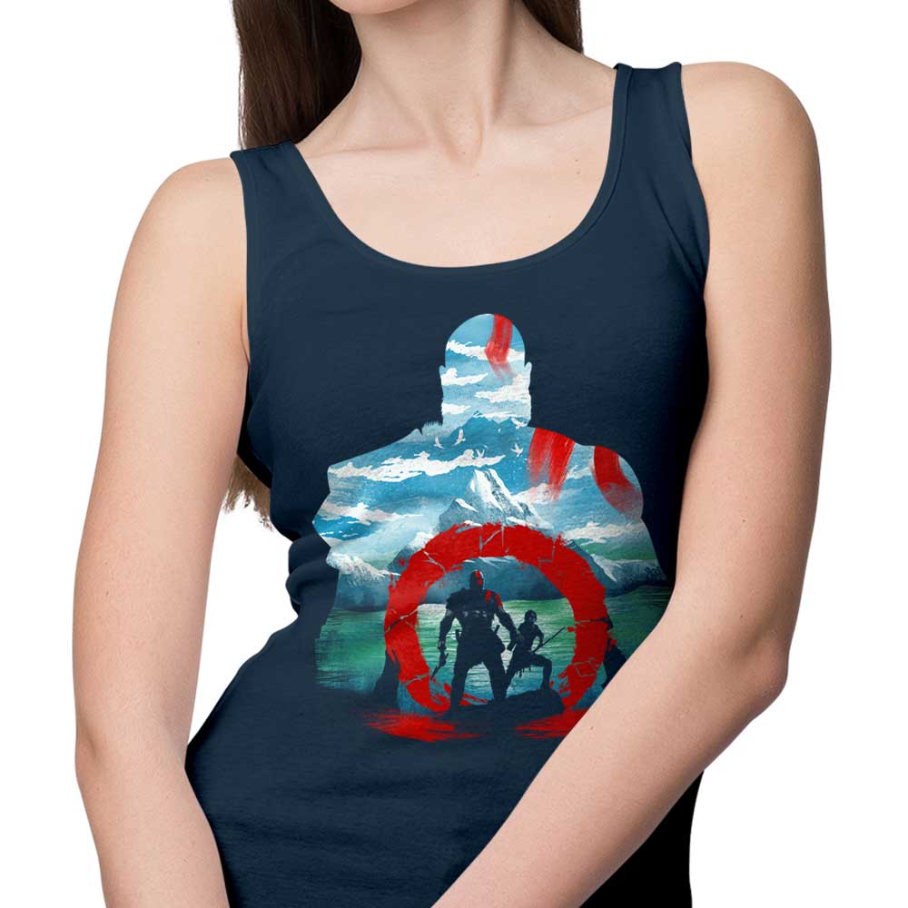 Dandingeroz's God Silhouette Comfortable Tank Top for Men and Women