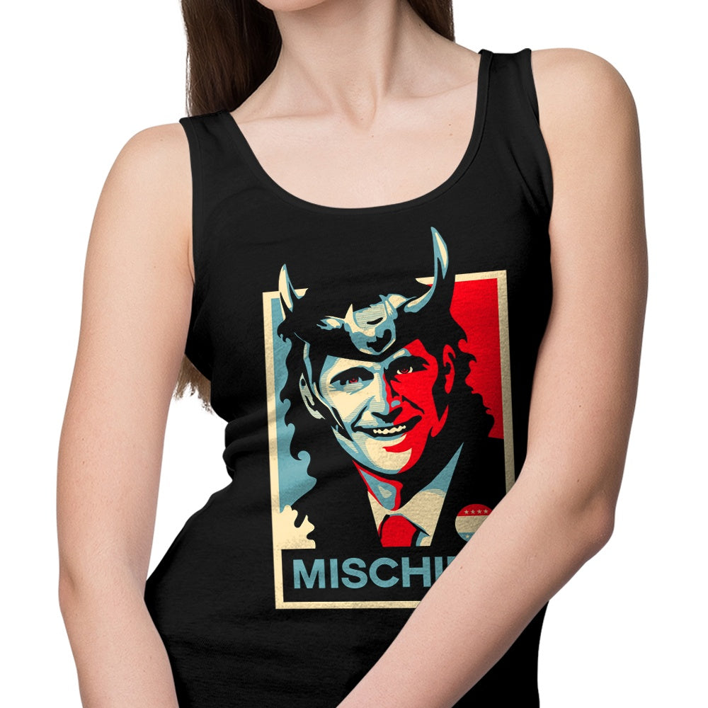 Demonigote's Comfortable and Lightweight Mischief Tank Tops for Men and Women
