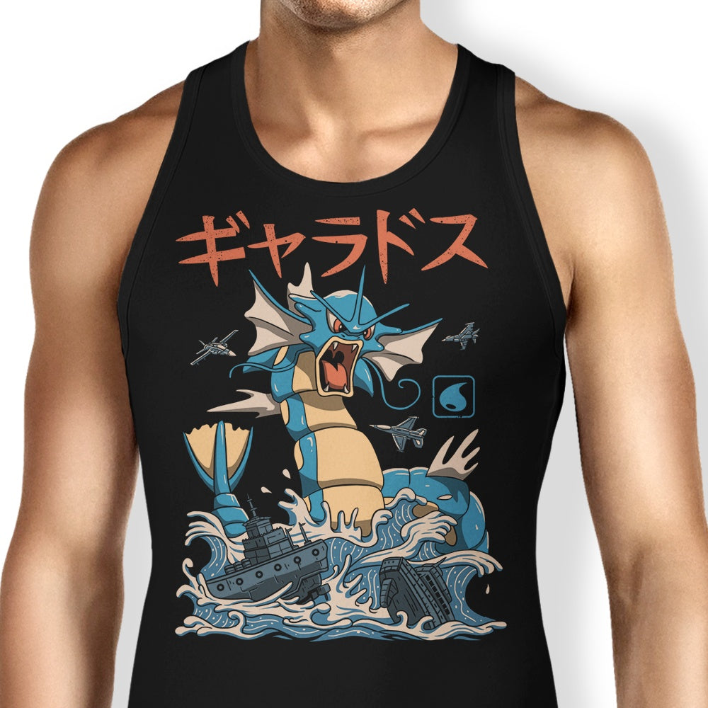XENOS Water Flying Kaiju-themed Tank Top for Fashion Enthusiasts