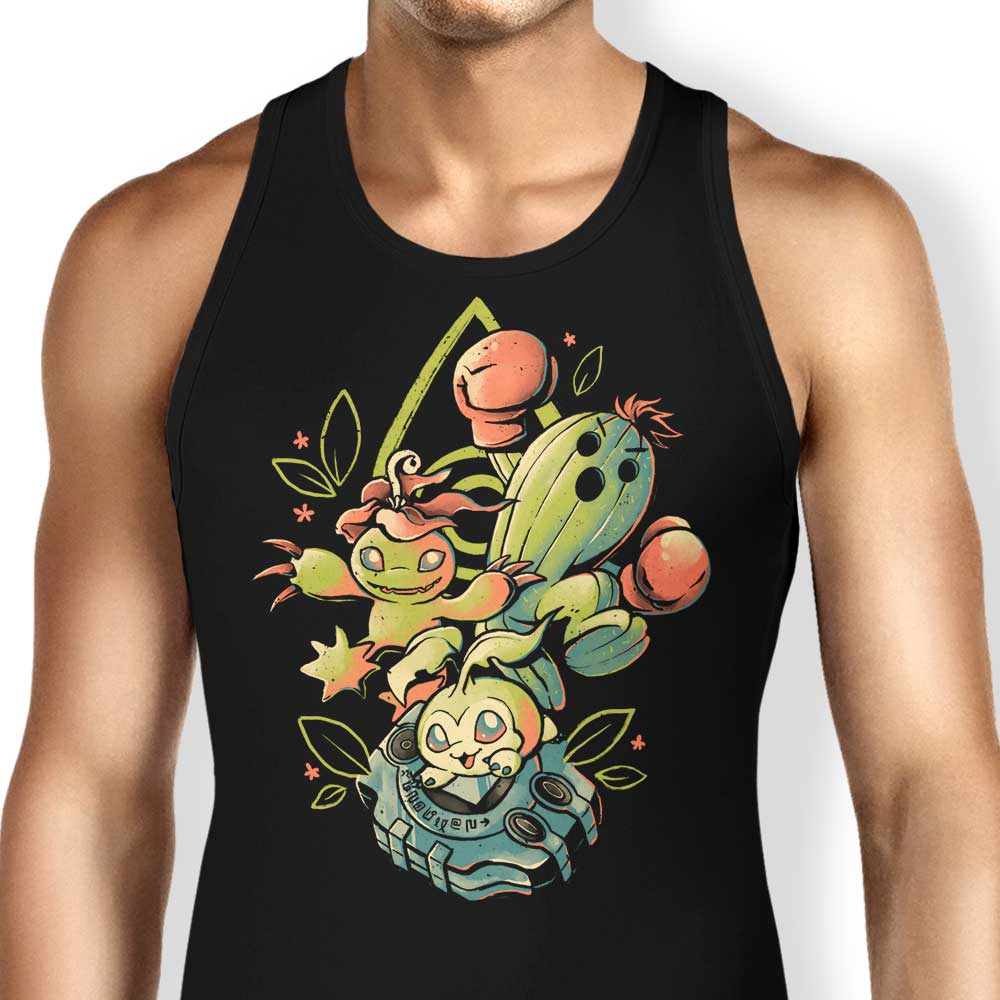 Edu.ely's Digital Cactus Evolution Stylish Tank Top for Fashion - Forward Individuals