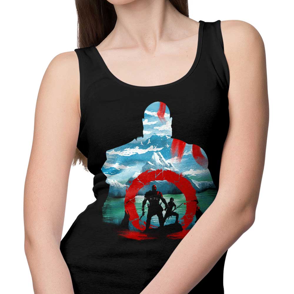 Dandingeroz's God Silhouette Comfortable Tank Top for Men and Women