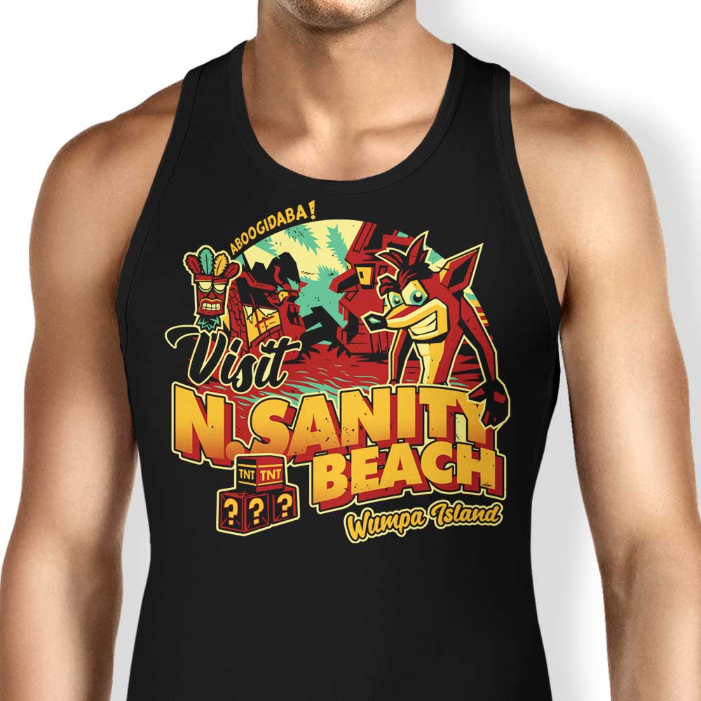 Explore N. Sanity Beach with this Stylish Tank Top