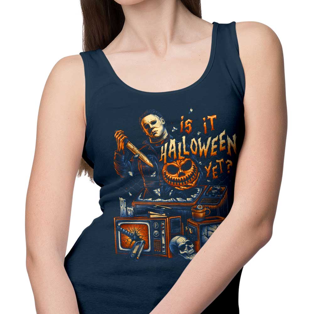 Glitchygorilla's 'Is It Halloween Yet' Comfortable Tank Tops