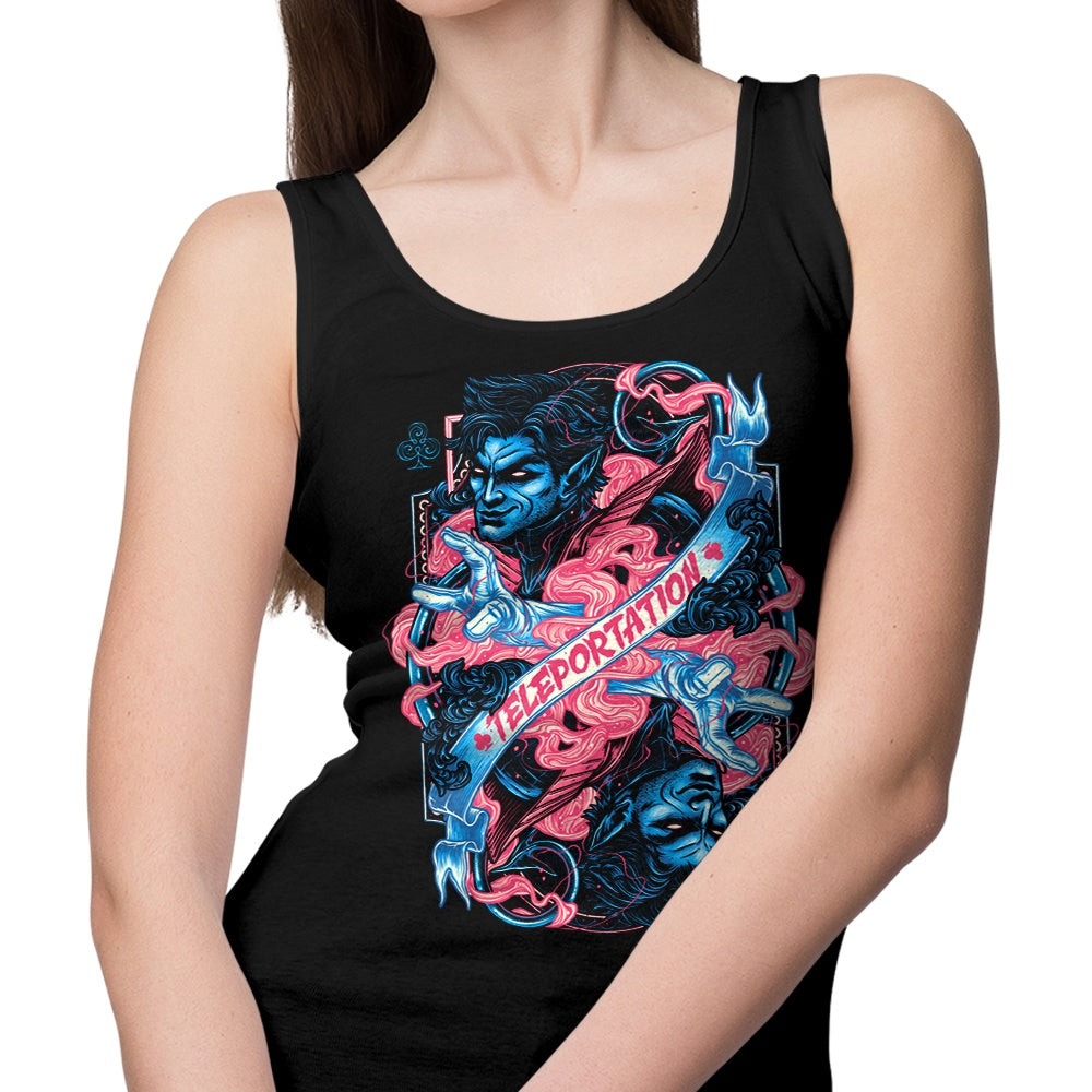 Teleportation Design Tank Top for Casual Wear
