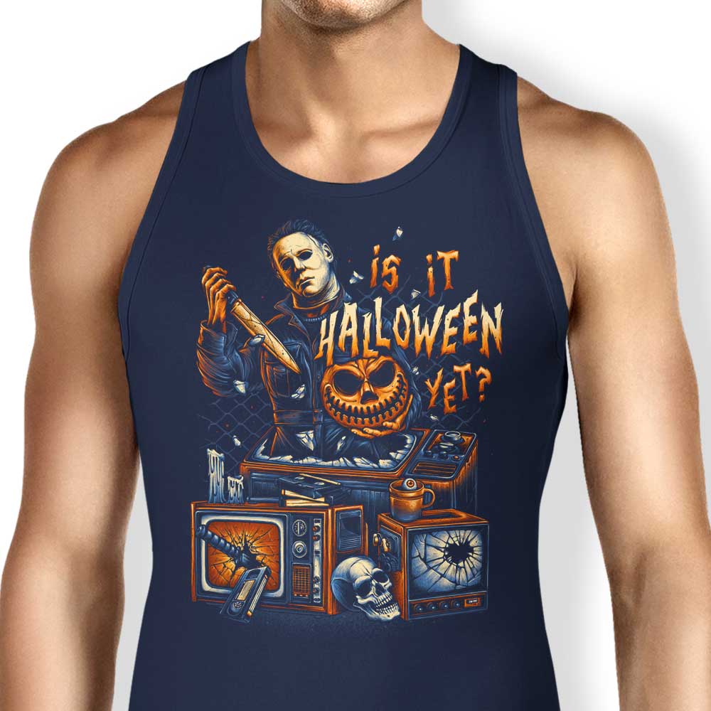 Glitchygorilla's 'Is It Halloween Yet' Comfortable Tank Tops