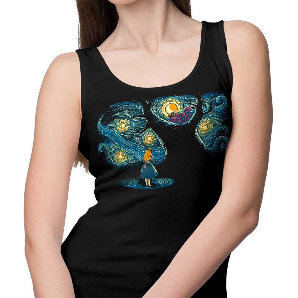 Enchanting Starry Wonderland-themed Men's and Women's Unisex Tank Tops