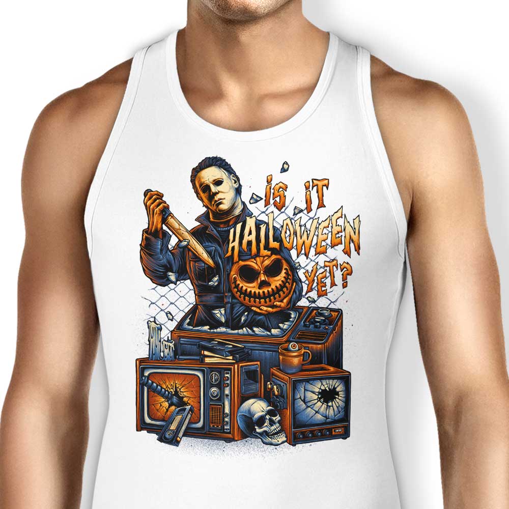 Glitchygorilla's 'Is It Halloween Yet' Comfortable Tank Tops