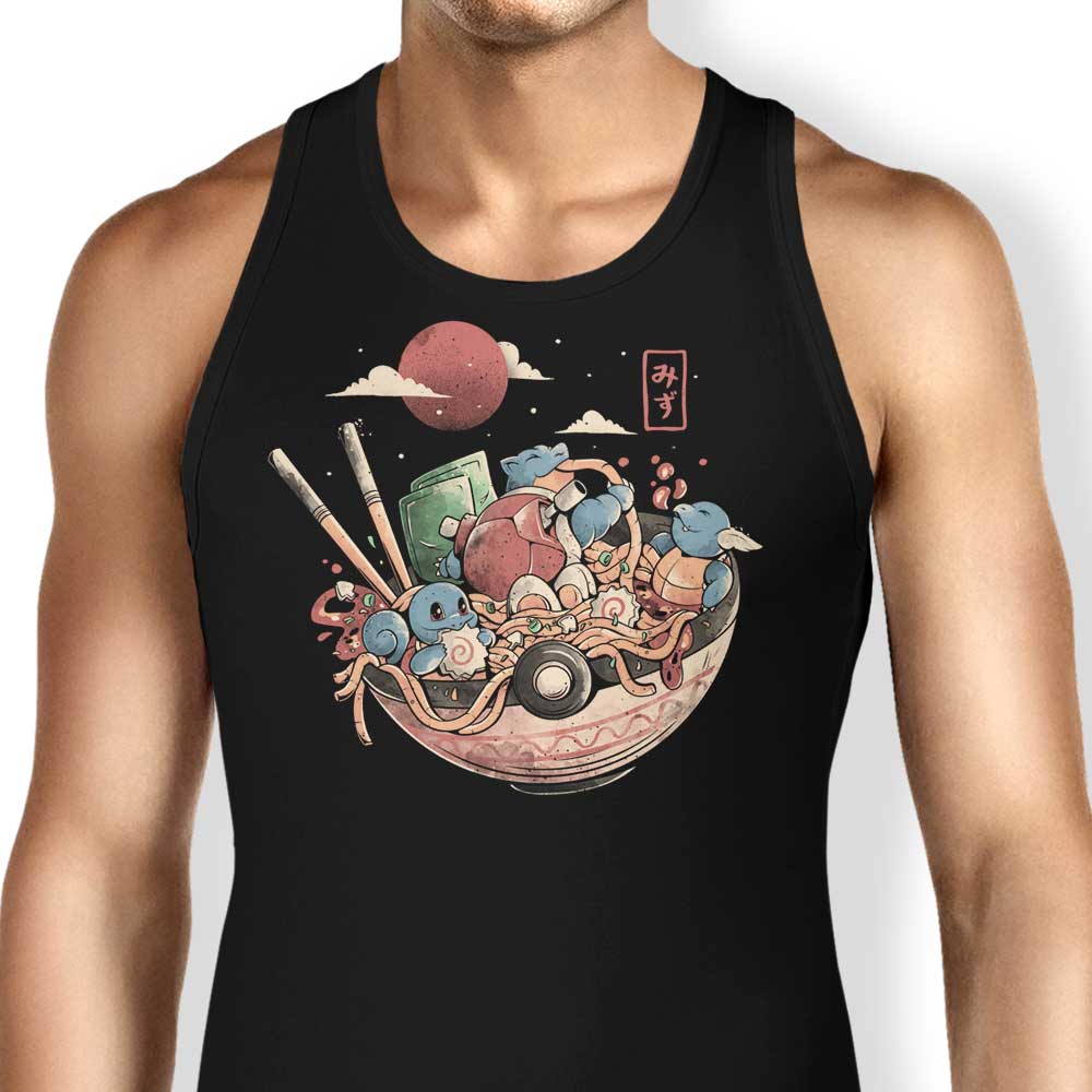 Stylish Water Bowl Design Tank Top by Arigatees