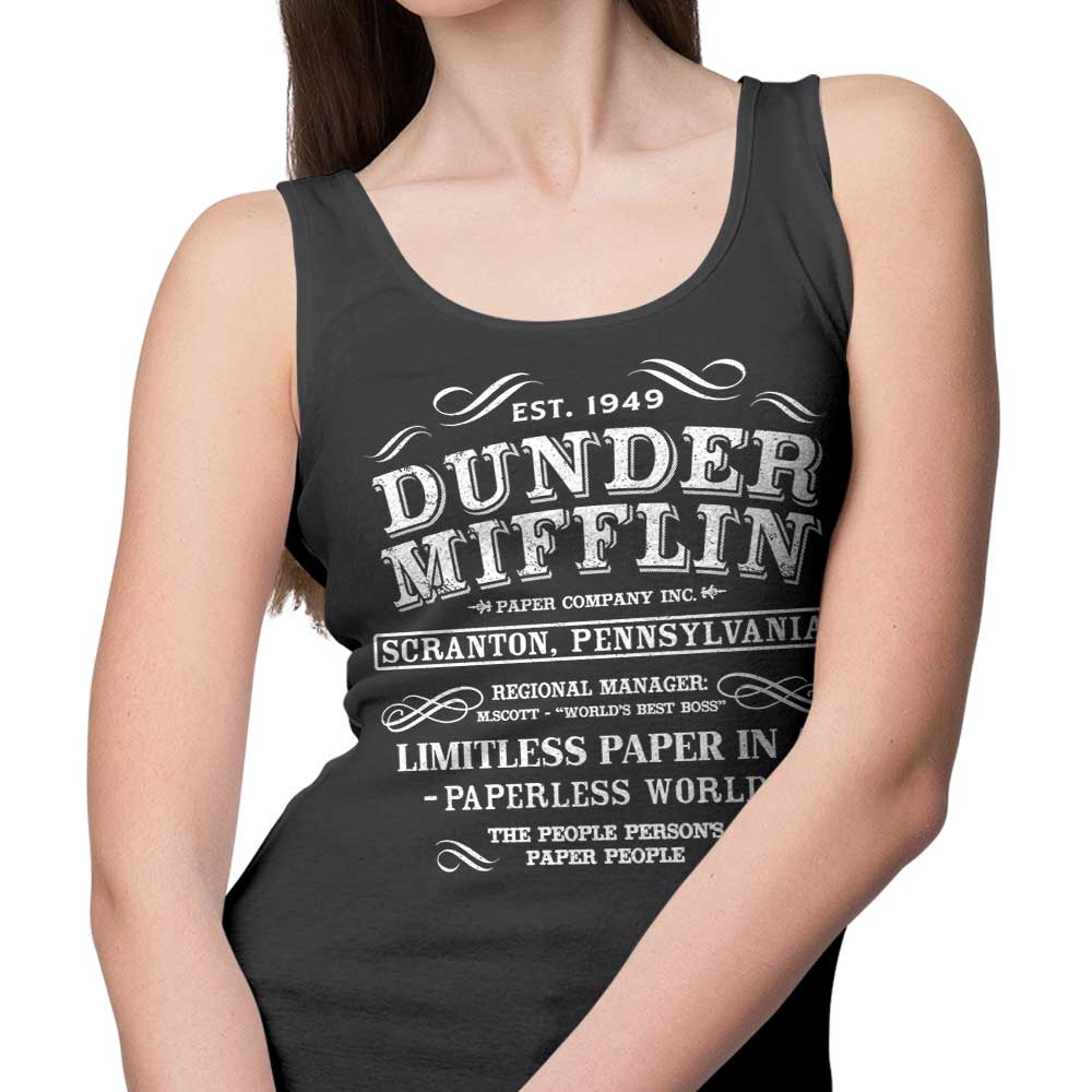 Pescapin Limitless Paper Comfortable Unisex and Women's Tank Tops