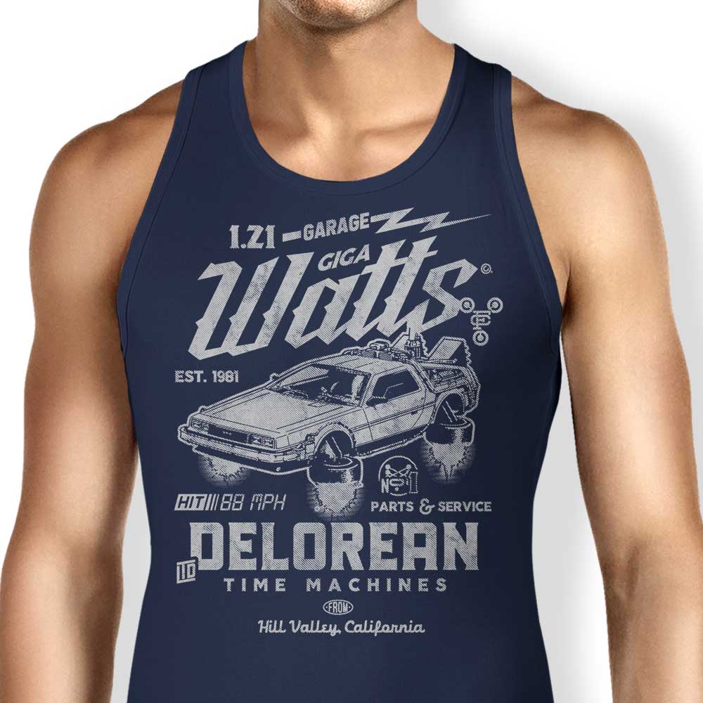 Giga Watts Garage Men's Tank Top for Casual Wear