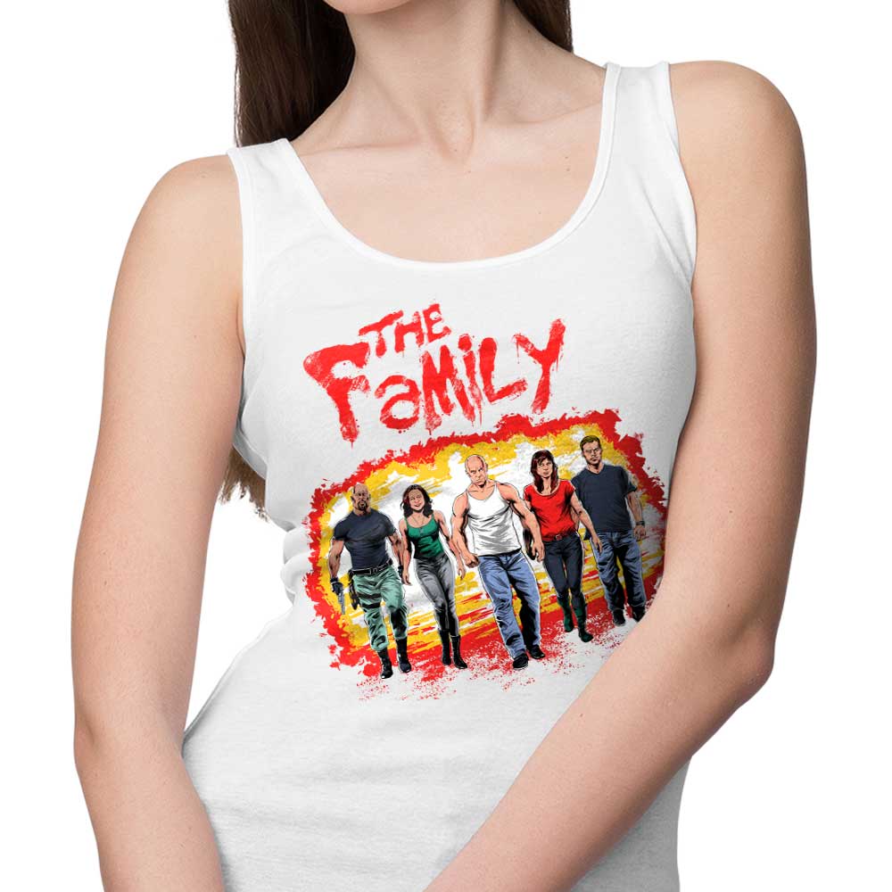Zascanauta's Cozy Unisex and Women's 'The Family' Tank Tops