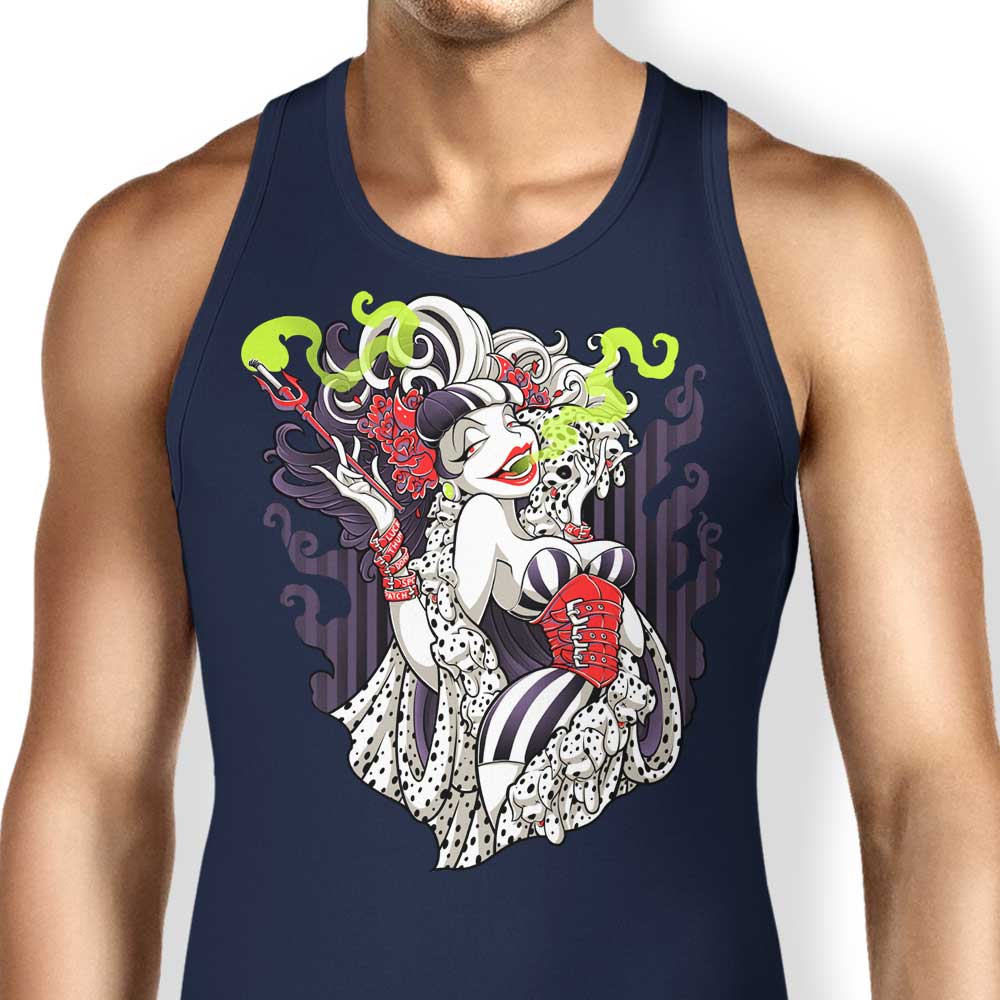 Jehsee's Soft and Comfortable Cruella de Mon Tank Tops for Men and Women