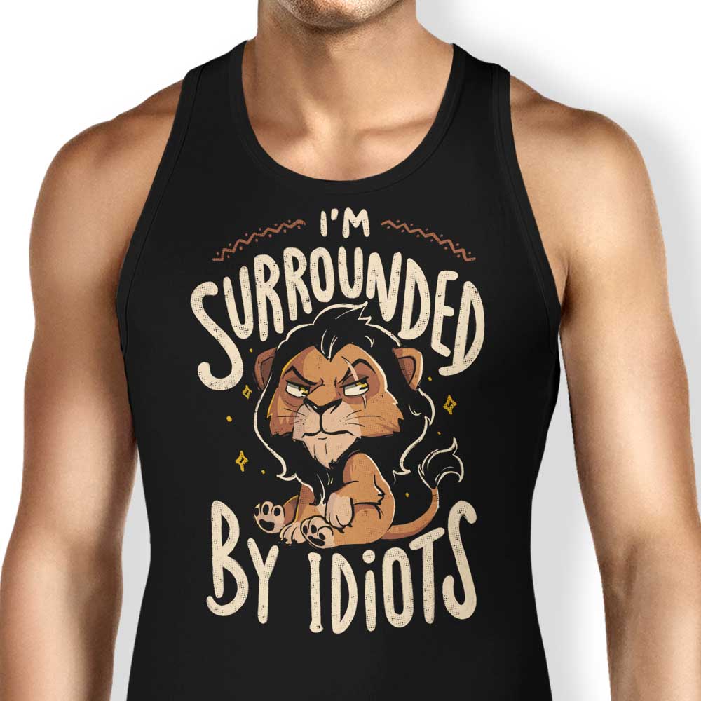 Arigatees 'Surrounded by Idiots' Stylish Tank Top