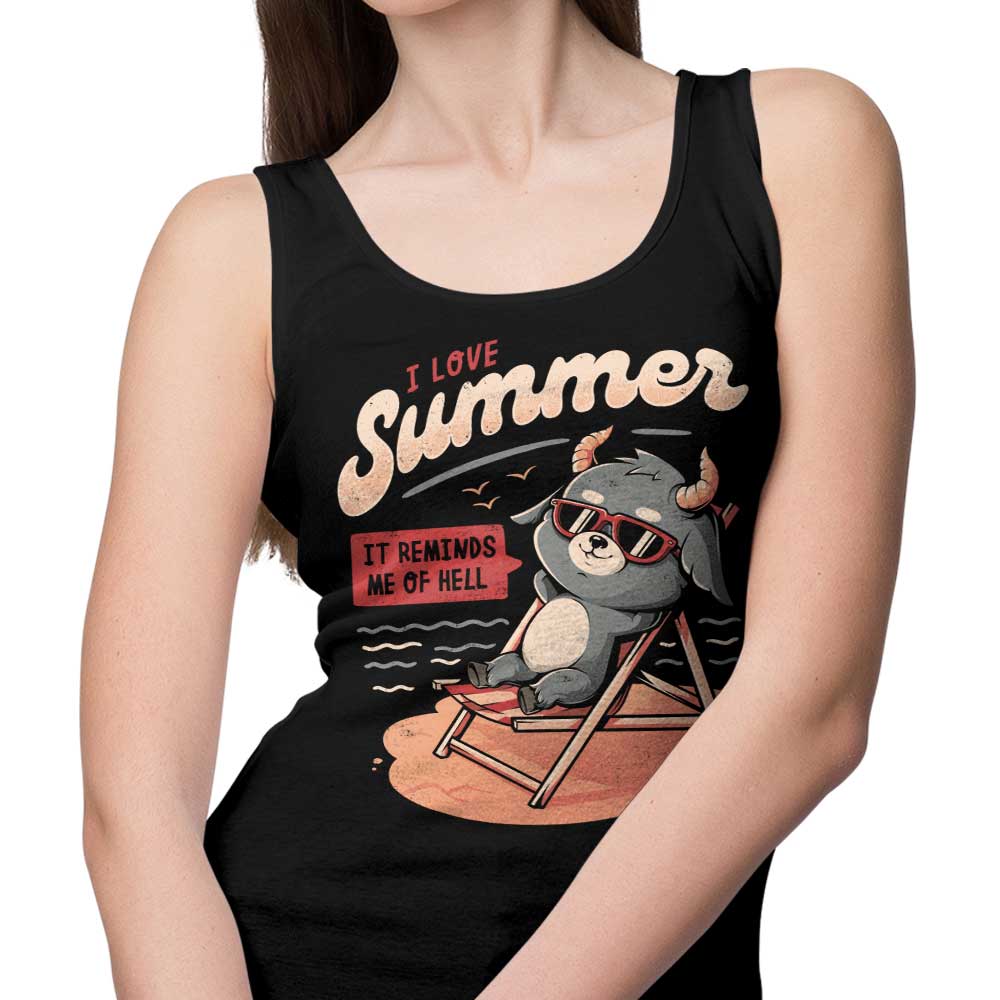Edu.ely's 'It Reminds Me Of Hell' Stylish Men's and Unisex Tank Top for Comfort and Fashion