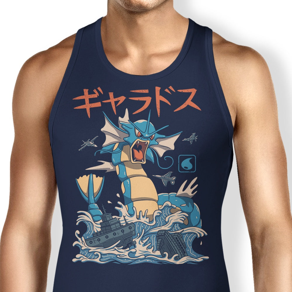 XENOS Water Flying Kaiju-themed Tank Top for Fashion Enthusiasts