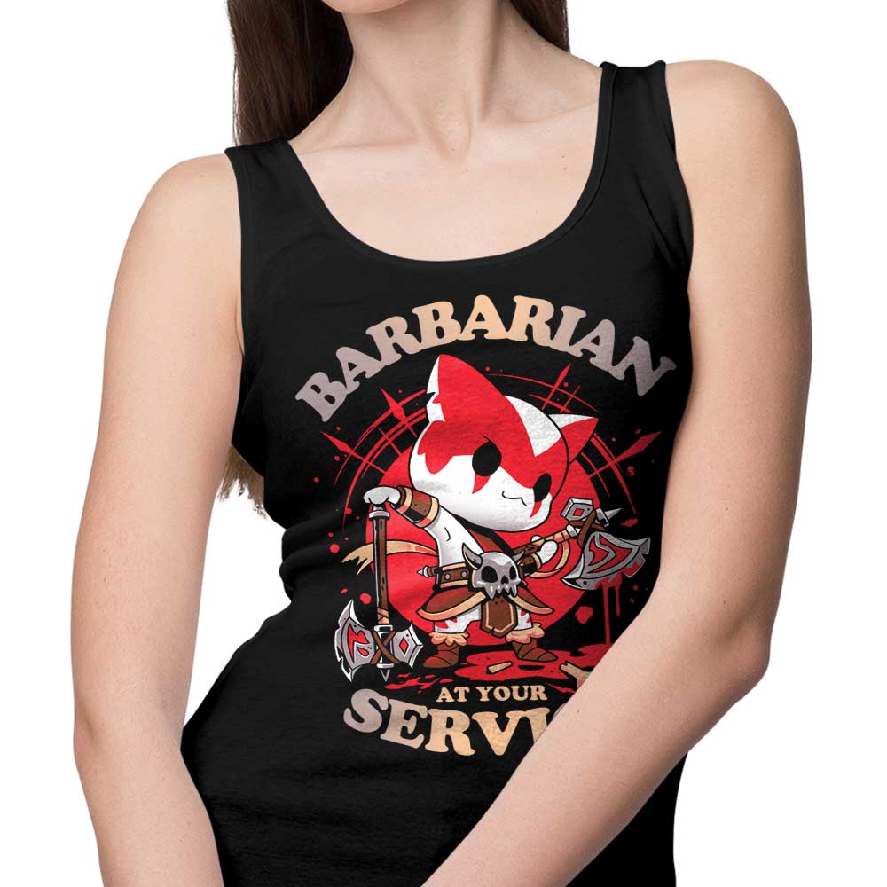 Barbarian at Your Service - Stylish Men's Tank Top for Casual Wear