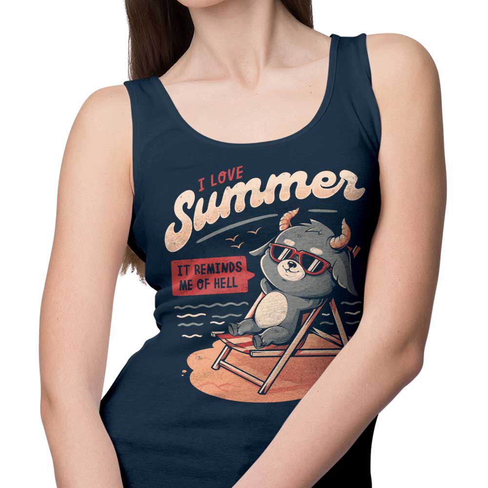 Edu.ely's 'It Reminds Me Of Hell' Stylish Men's and Unisex Tank Top for Comfort and Fashion
