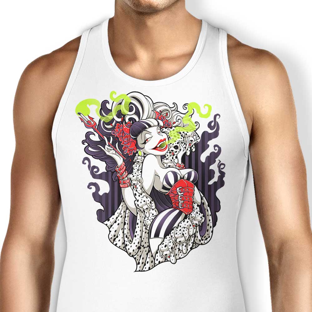 Jehsee's Soft and Comfortable Cruella de Mon Tank Tops for Men and Women