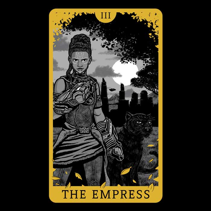 Tarot Empress Design - Comfortable Unisex and Women's Tank Tops