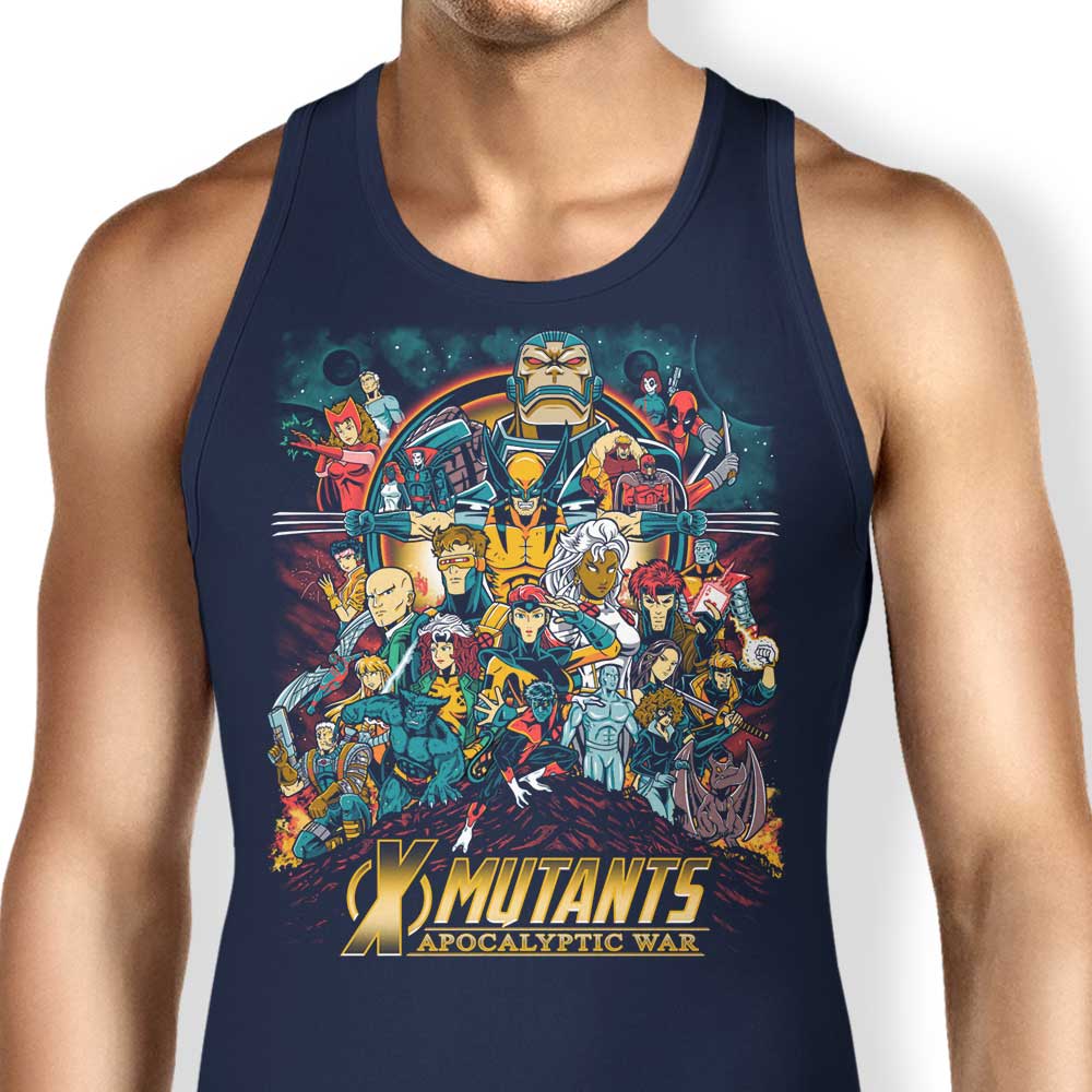 Apocalyptic War Themed Men's Tank Top for Battle - Ready Style