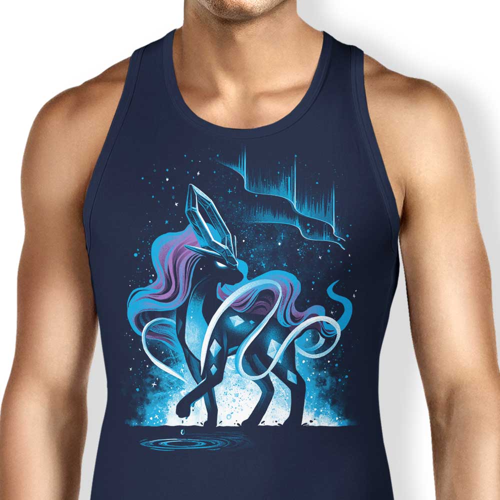 Pure Crystal Themed Beast Design Tank Top for Fashion Lovers