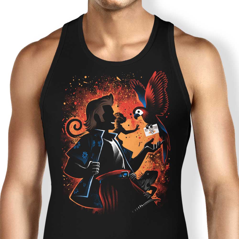 Pet Detective-themed Tank Top for Casual Wear