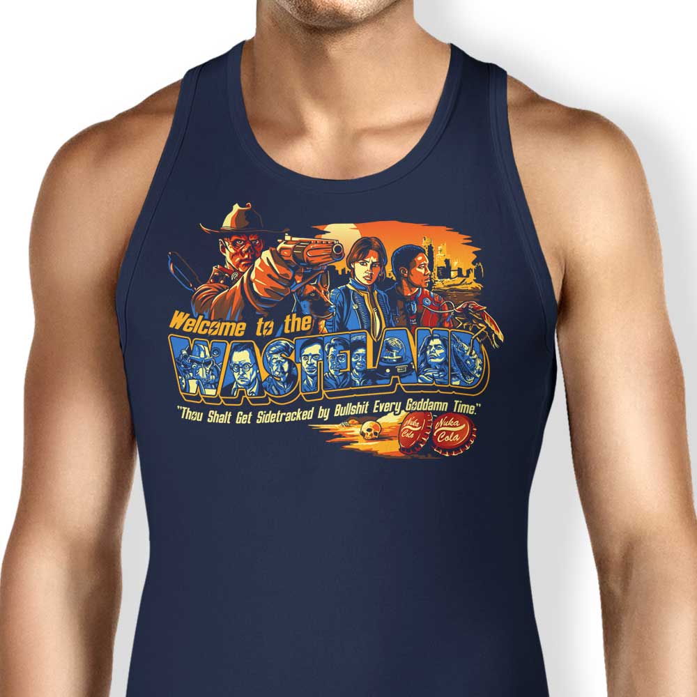 Welcome to the Post - Apocalyptic Wasteland Men's Tank Top