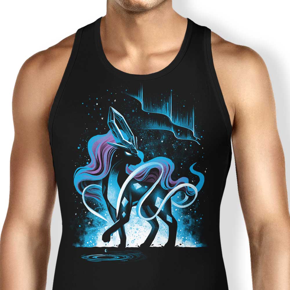 Pure Crystal Themed Beast Design Tank Top for Fashion Lovers