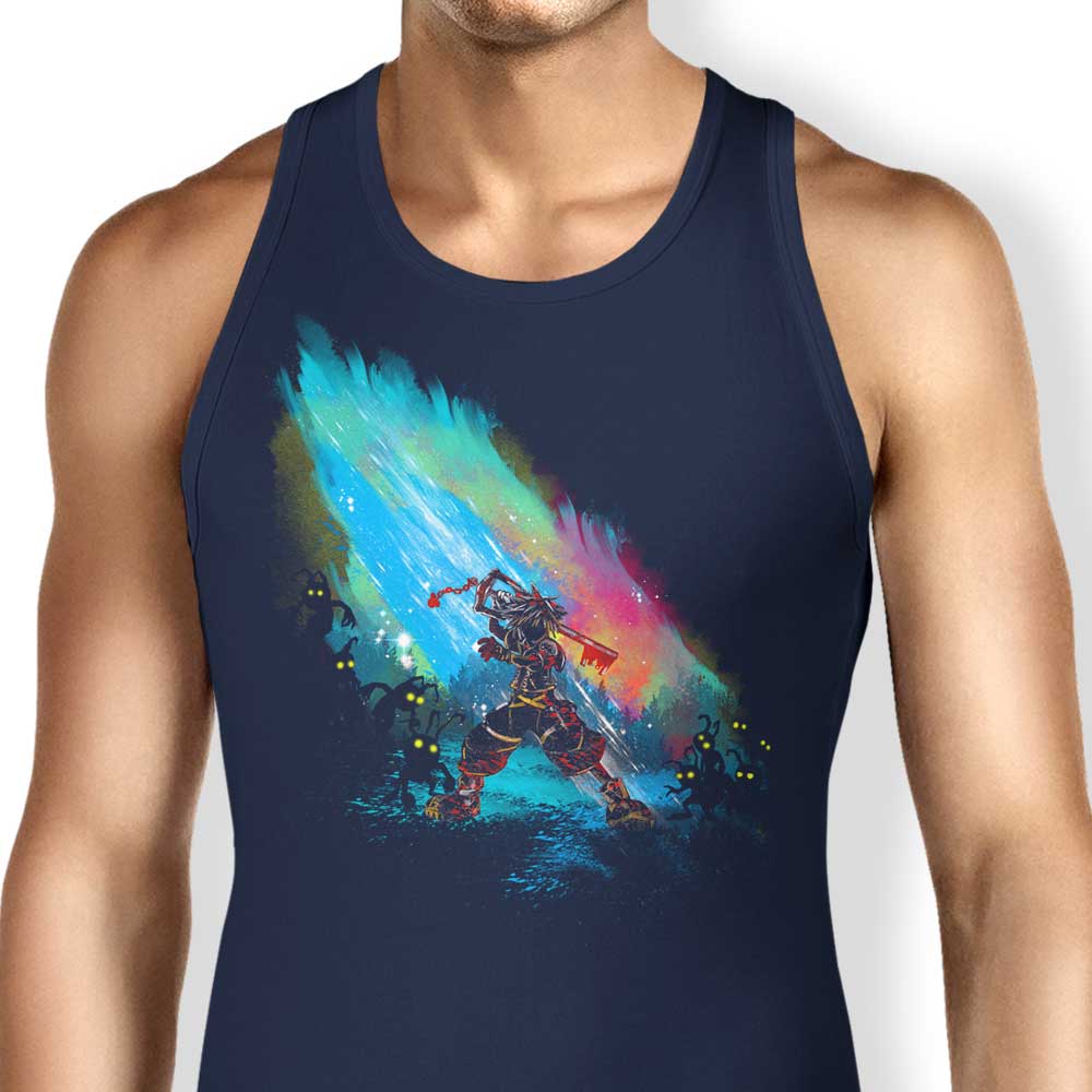 Kharmazero's Sunset in the Kingdom Men's and Women's Comfortable Tank Tops