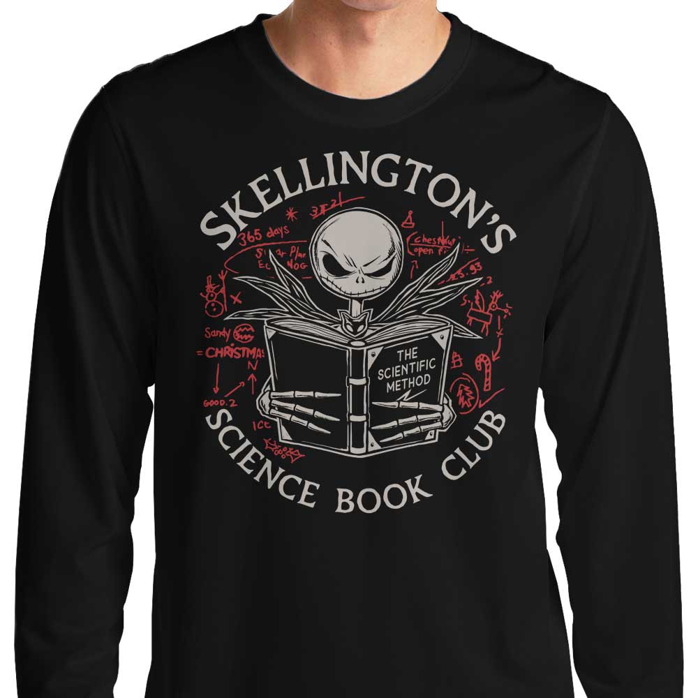 Science Book Club - Stylish Long Sleeve Crewneck T - Shirt for All Sizes