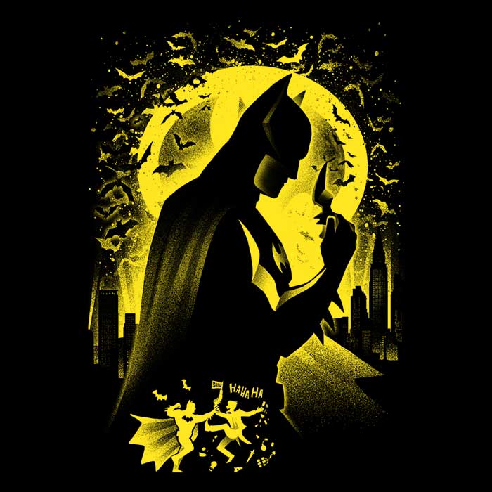 The Enigmatic Dark Night Long - Sleeve Men's T - Shirt