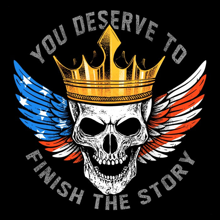 Alemaglia Men's V-Neck T-Shirt - 'Finish the Story (Alt)' Edition